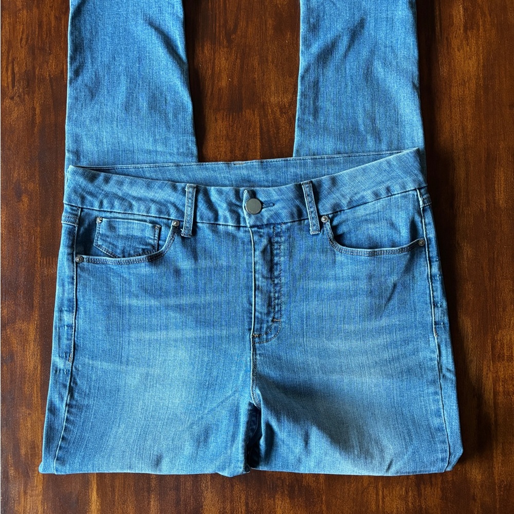 Seven Jeans Straight Leg Light Blue Stretch Women’s 14